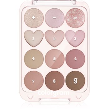 Colorgram Pin Point Eyeshadow Palette paletă cu farduri de ochi pentru look perfect - imagine 2